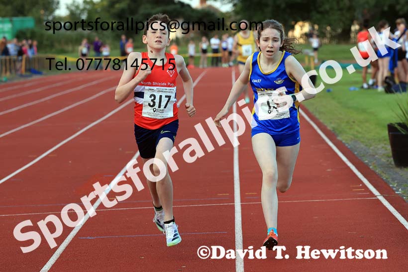 800 metres, 2024 NEGP 6, Monkton Stadium,  Wednesday, August 14th.  Photo: David T. Hewitson/Sports for All Pics